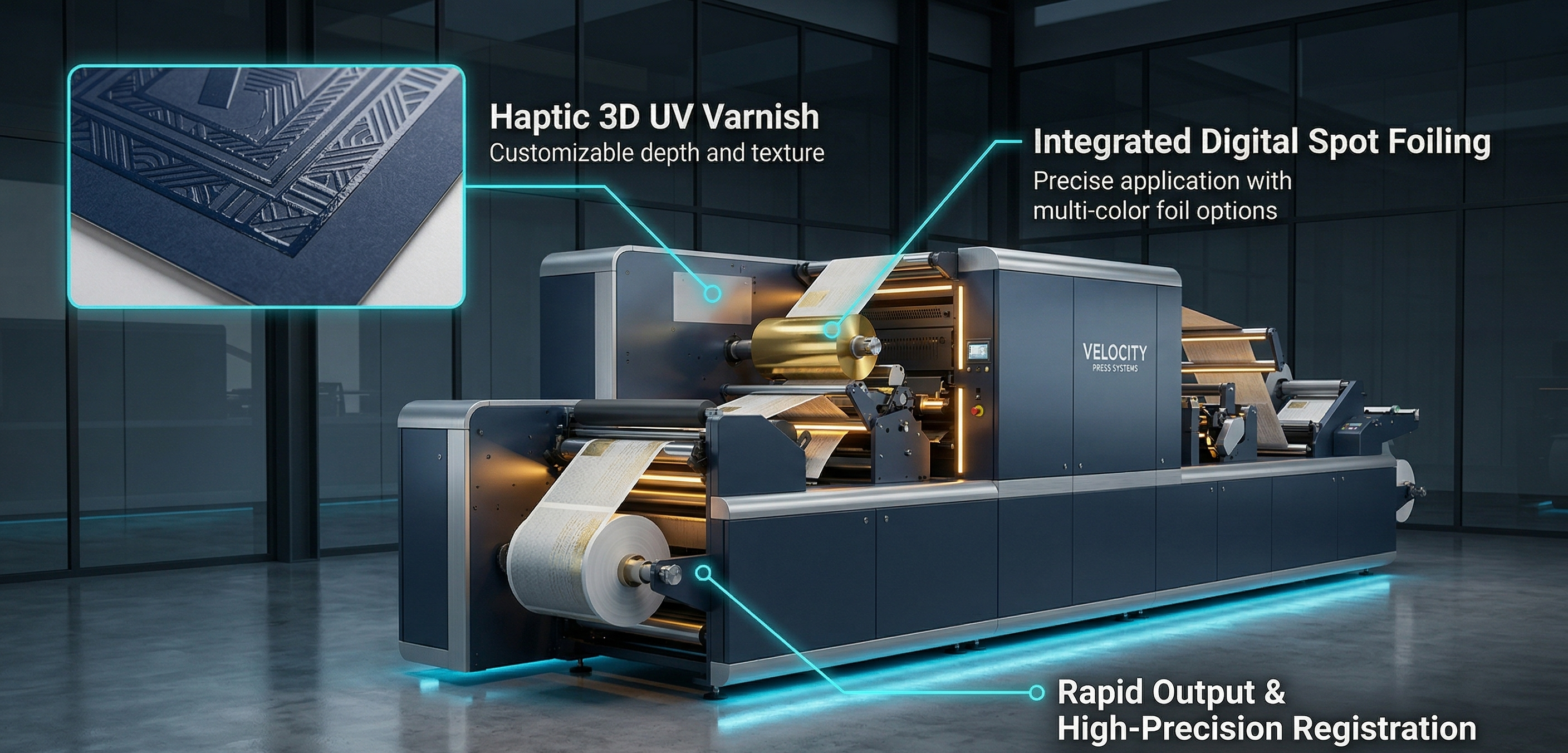 Precision printing machine